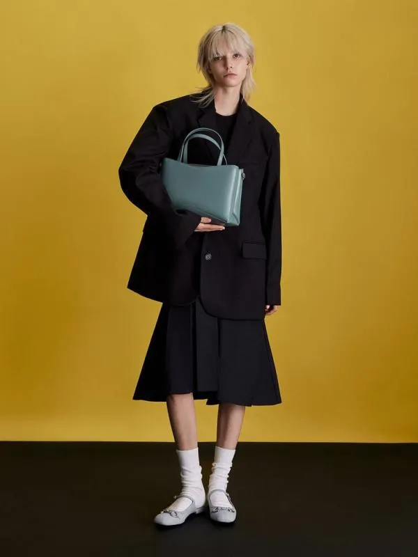 Women Sybill Tote Bag 8211 Slate Blue CHARLES and KEITH Tote Bags