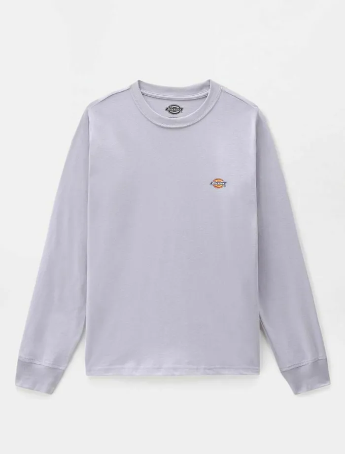 Women TShirts and Tops Dickies Mapleton Long Sleeve TShirt Lilac Gray