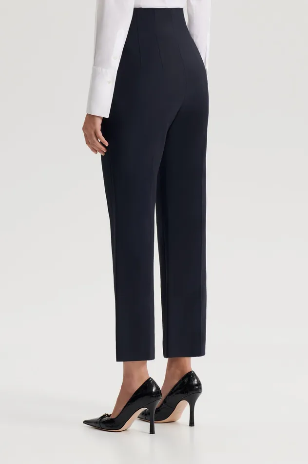 Women TAILORED SLIM CROP TROUSER NAVY Trousers Scanlan Theodore Women TAILORED SLIM CROP TROUSER NAVY Trousers Scanlan Theodore
