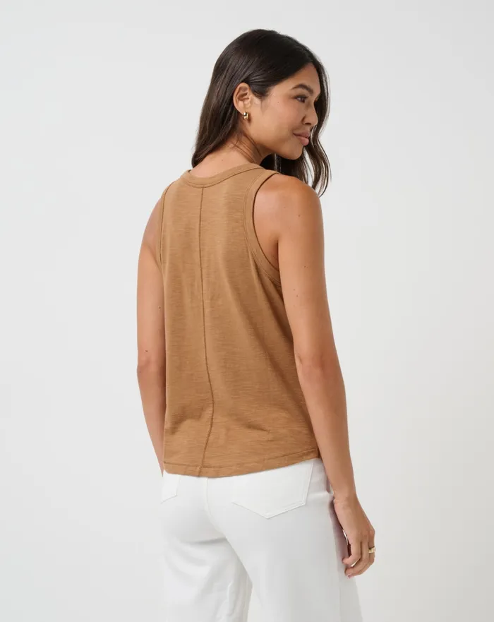 Women Tees TravisMathew WOMENS CLOUD TANK 20 Chestnut