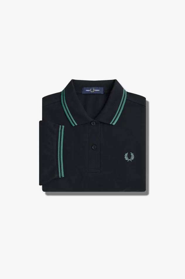 Women The ShirtG3600 Blackdeep Mint Fred Perry The Fred Perry Shirt