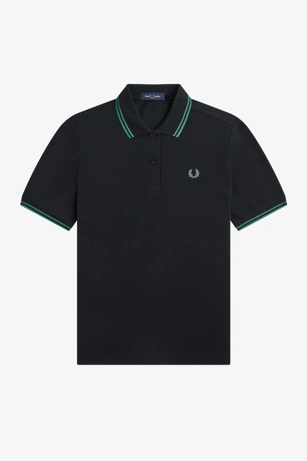 Women The ShirtG3600 Blackdeep Mint Fred Perry The Fred Perry Shirt