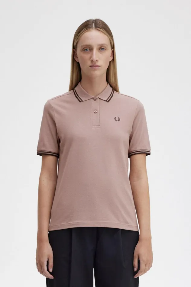 Women The ShirtG3600 Dark Pinkburnt Tobacco Fred Perry The Fred Perry Shirt