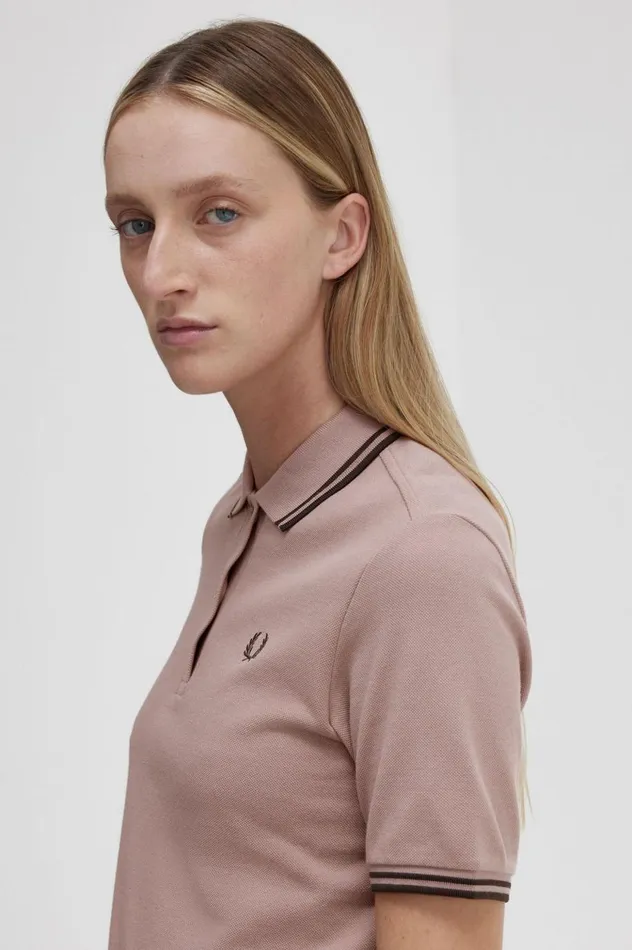 Women The ShirtG3600 Dark Pinkburnt Tobacco Fred Perry The Fred Perry Shirt