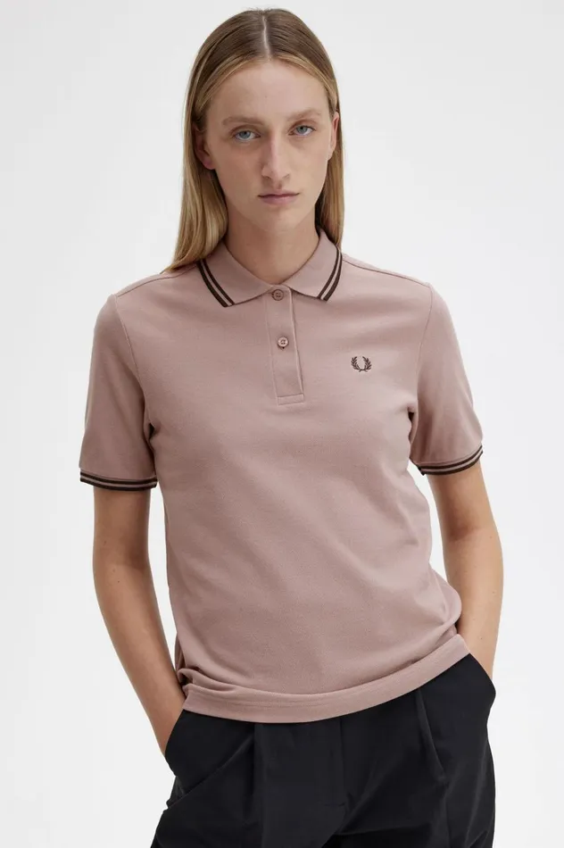 Women The ShirtG3600 Dark Pinkburnt Tobacco Fred Perry The Fred Perry Shirt