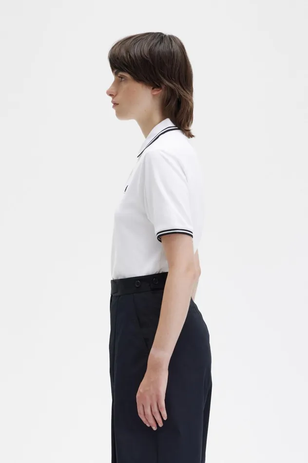 Women The ShirtG3600 Whiteblack Fred Perry The Fred Perry Shirt
