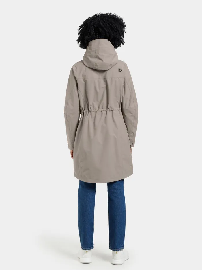 Women Thelma Parka Ash Brown Didriksons Spring Jackets