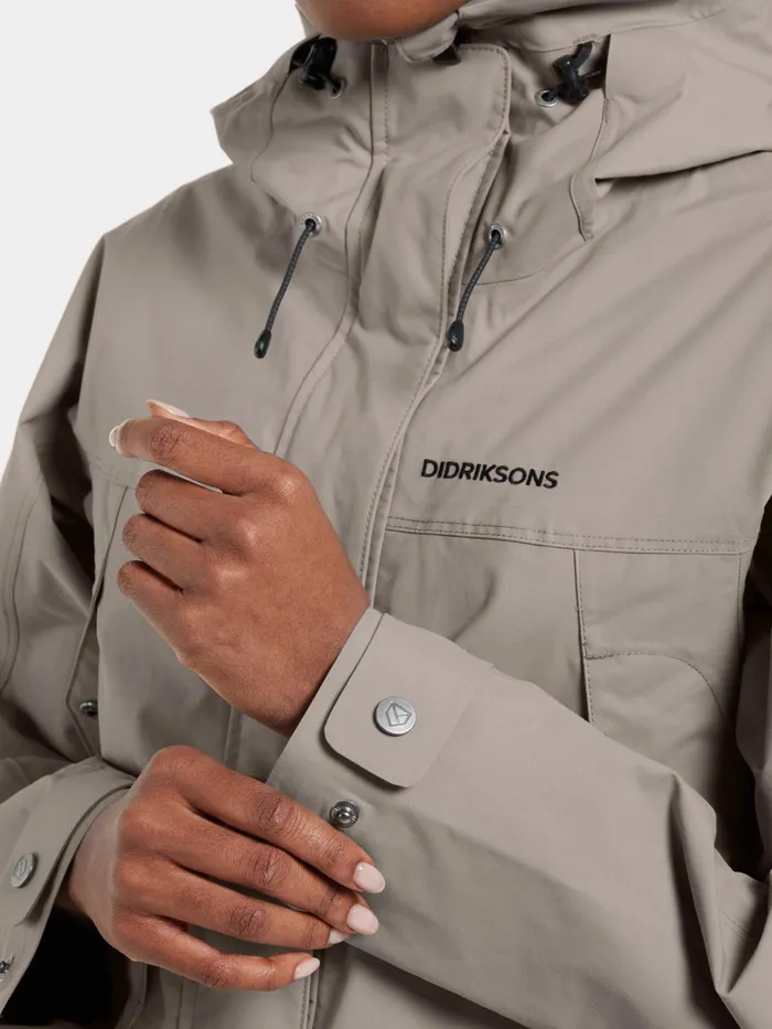 Women Thelma Parka Ash Brown Didriksons Spring Jackets