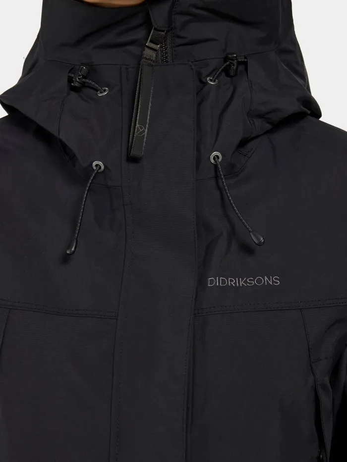 Women Thelma Parka Black Didriksons Spring Jackets