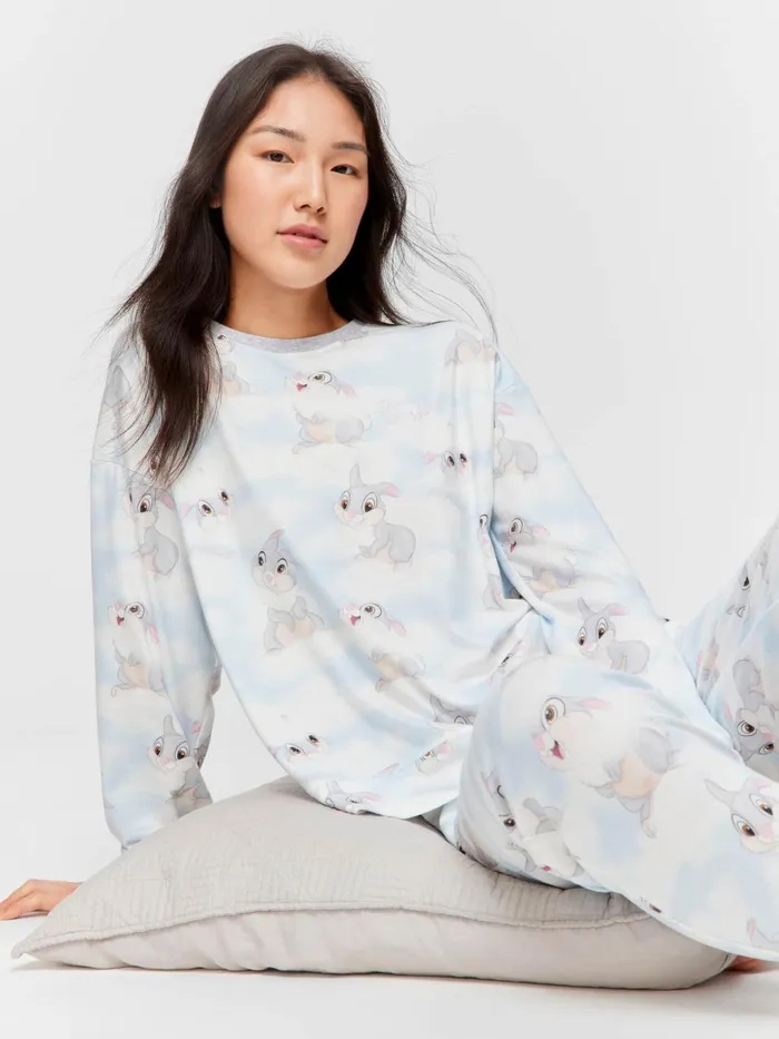 Women Thumper Plush Long Pj Set Multi Peter Alexander Sets and Onesies