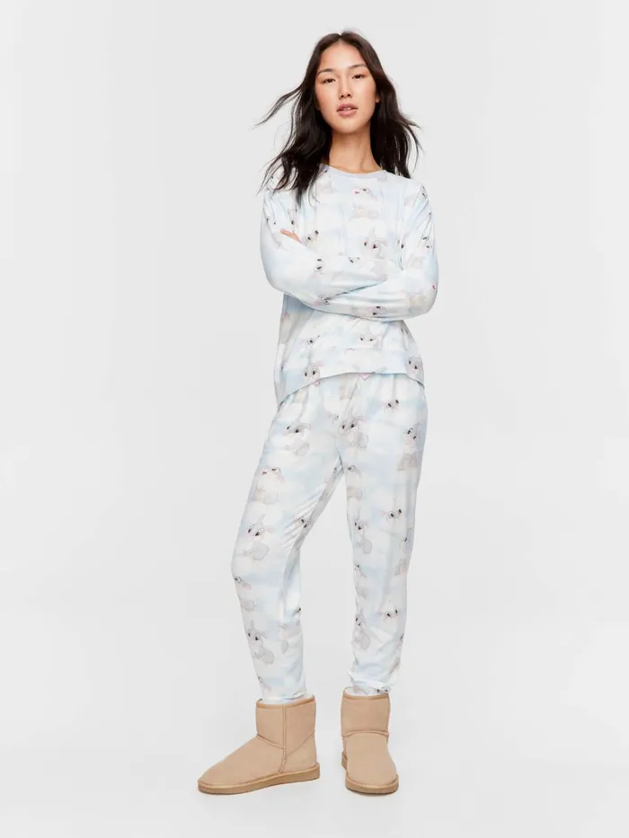 Women Thumper Plush Long Pj Set Multi Peter Alexander Sets and Onesies
