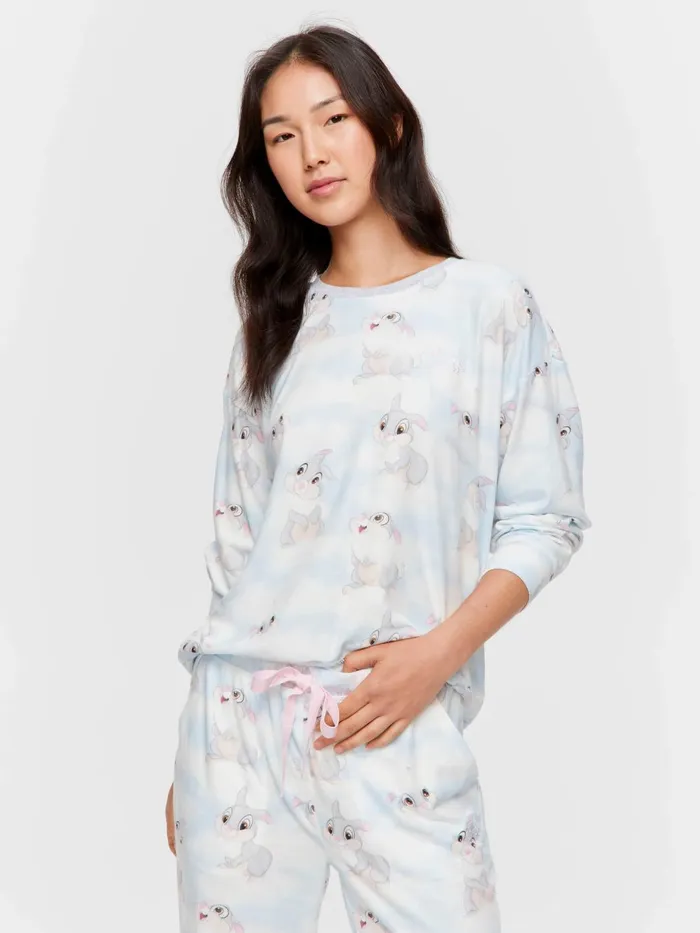 Women Thumper Plush Long Pj Set Multi Peter Alexander Sets and Onesies