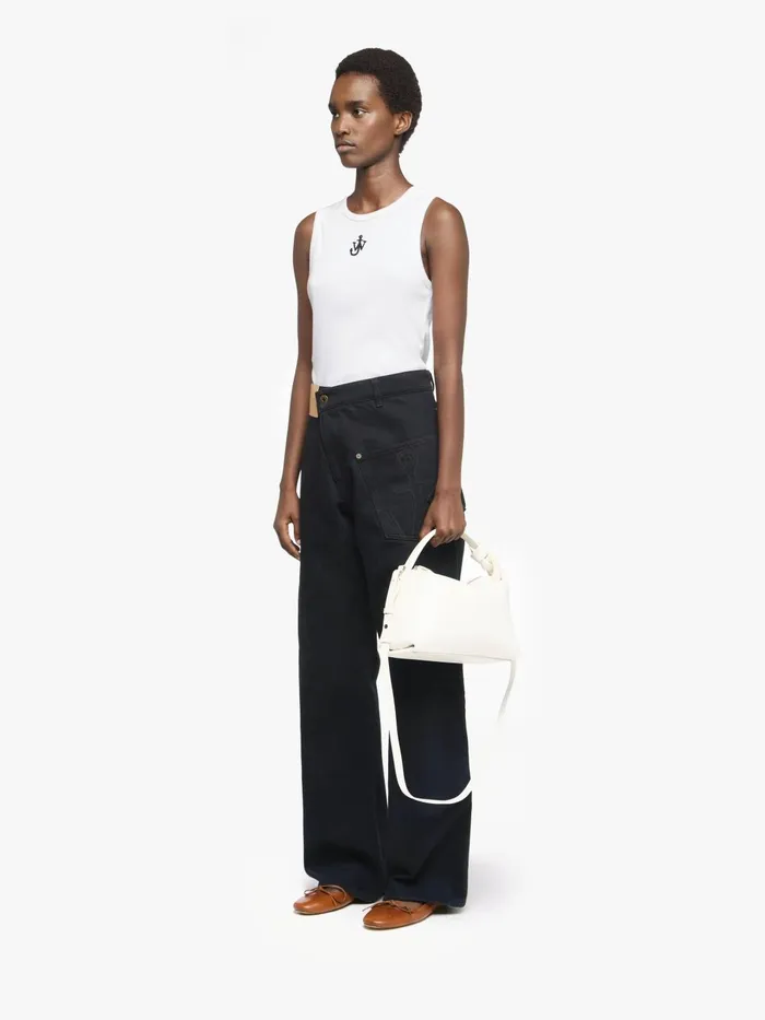 Women Trousers and Shorts JW Anderson TWISTED WORKWEAR DENIM JEANS Black Women Trousers and Shorts JW Anderson TWISTED WORKWEAR DENIM JEANS Black