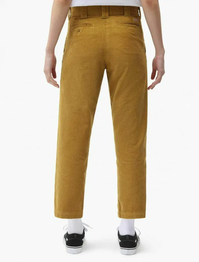Women Trousers Dickies 874 Crop Cord Pant Bronze Mist