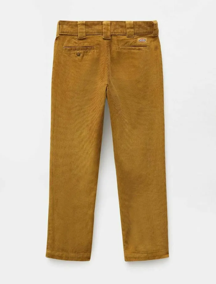 Women Trousers Dickies 874 Crop Cord Pant Bronze Mist