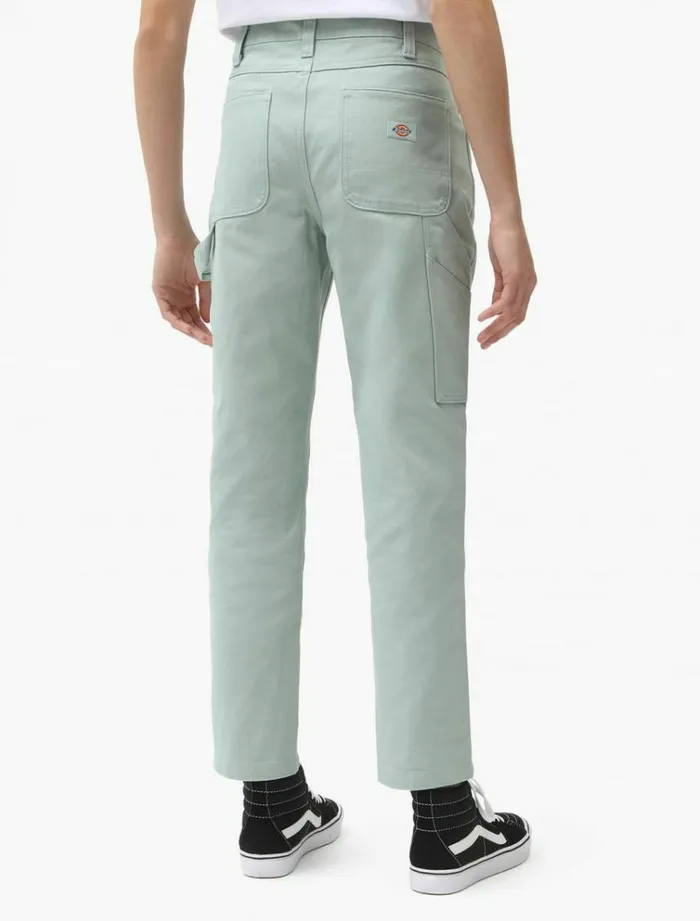 Women Trousers Dickies Duck Canvas Carpenter Pant Jadeite