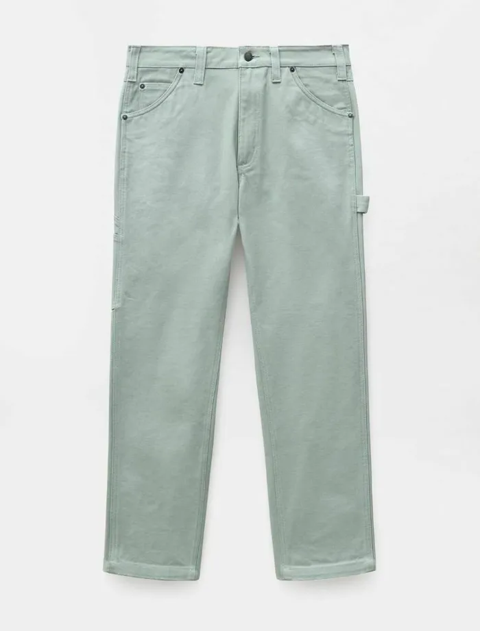 Women Trousers Dickies Duck Canvas Carpenter Pant Jadeite