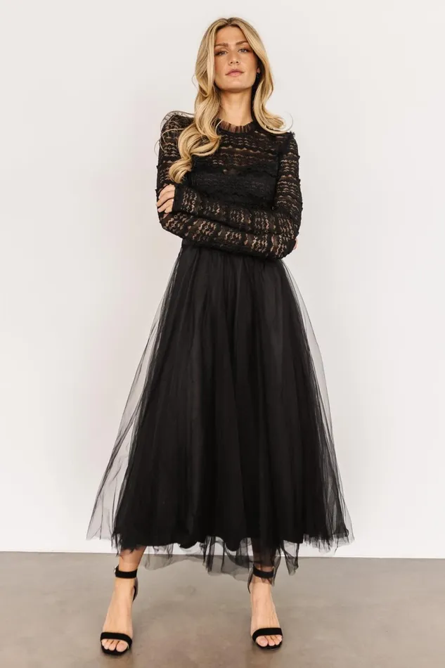 Women Tulle Styles Baltic Born Lonnie Tulle Dress Black