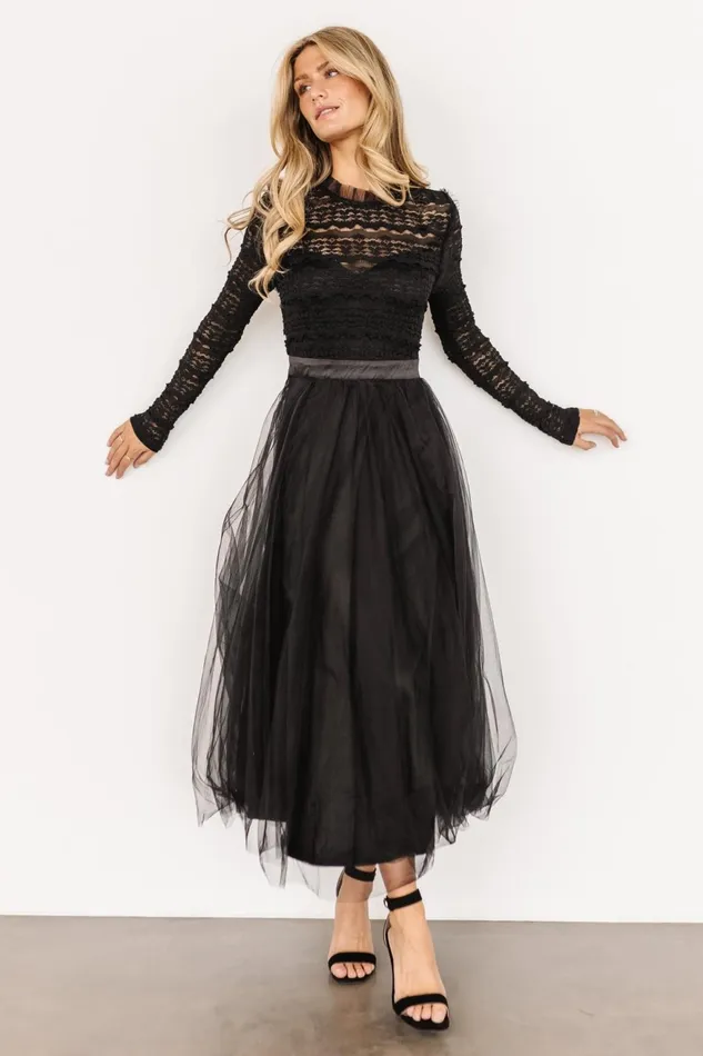 Women Tulle Styles Baltic Born Lonnie Tulle Dress Black Women Tulle Styles Baltic Born Lonnie Tulle Dress Black