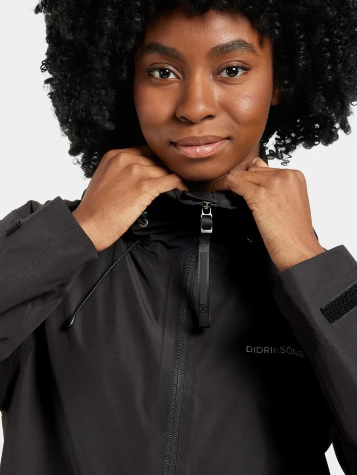 Women Turvi Jacket Black Didriksons Spring Jackets