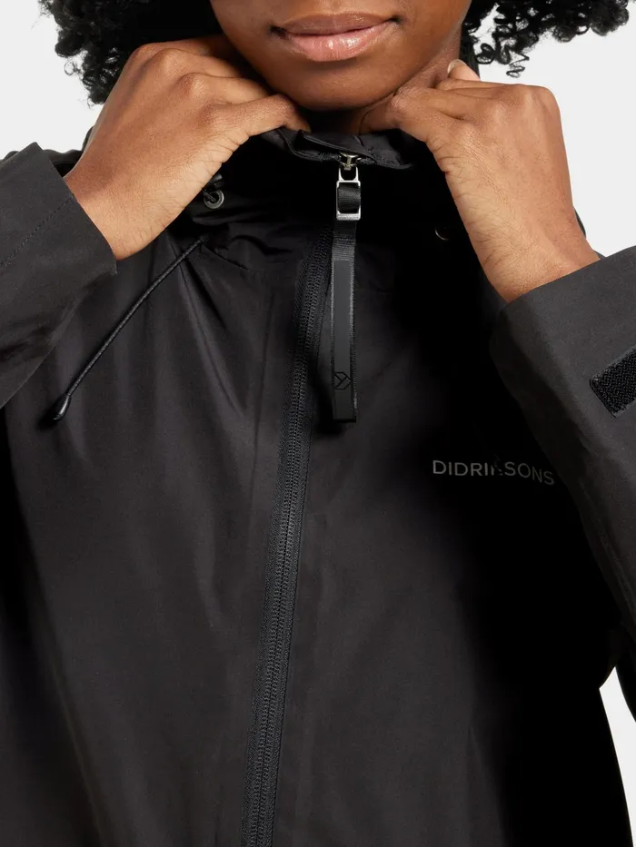 Women Turvi Jacket Black Didriksons Spring Jackets