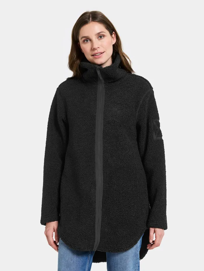 Women UMI FullZip Black Didriksons Spring Jackets