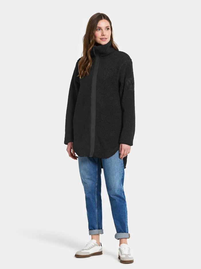 Women UMI FullZip Black Didriksons Spring Jackets