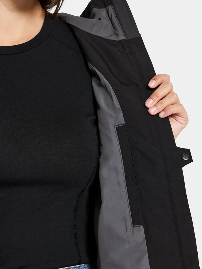 Women Varja Jacket Black Didriksons Spring Jackets