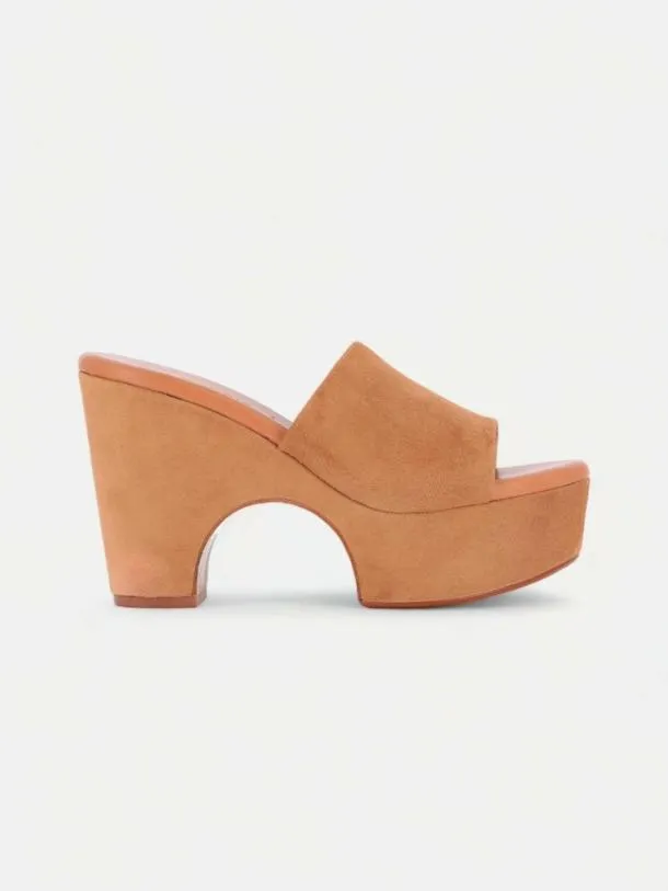 Women VIEW Suede Brown Clergerie Mules