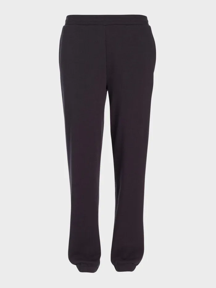 Women Waffle Track Pj Pant Charcoal Peter Alexander Lounge