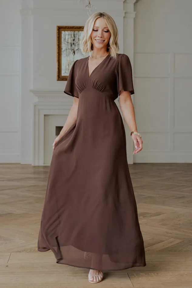 Women Wedding Guest Baltic Born Esti Maxi Dress Espresso Women Wedding Guest Baltic Born Esti Maxi Dress Espresso