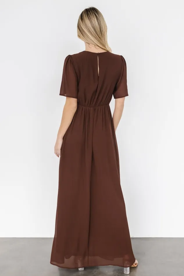 Women Wedding Guest Baltic Born Esti Maxi Dress Espresso Women Wedding Guest Baltic Born Esti Maxi Dress Espresso