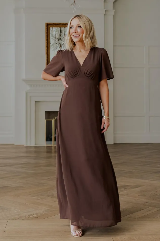 Women Wedding Guest Baltic Born Esti Maxi Dress Espresso Women Wedding Guest Baltic Born Esti Maxi Dress Espresso