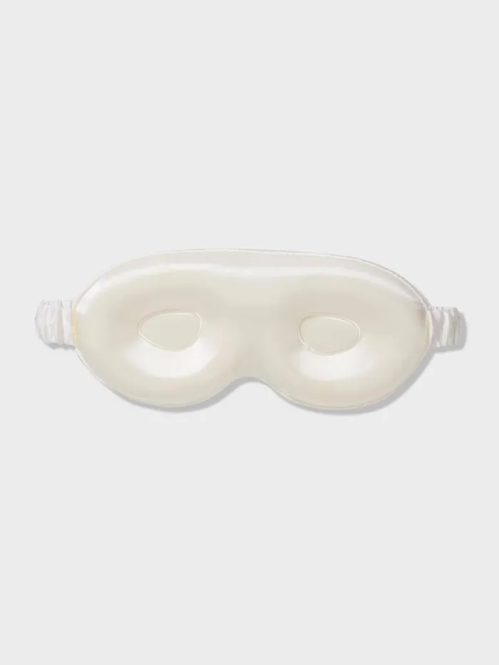 Women White Mulberry Silk Contour Eye Mask White Peter Alexander Silk