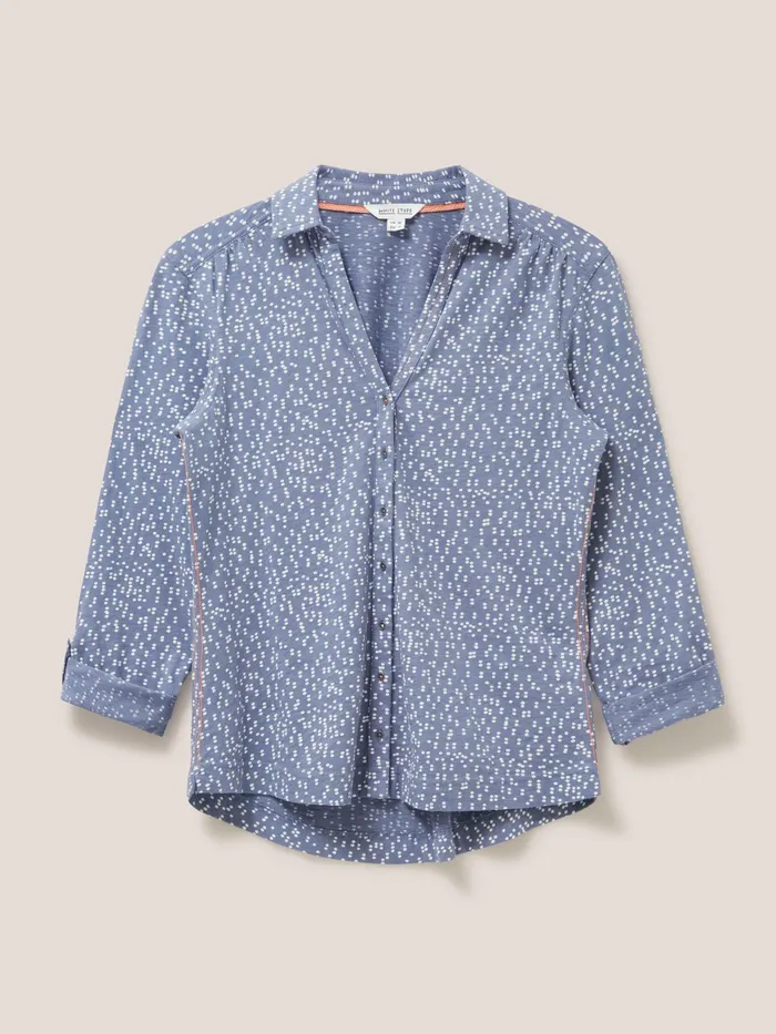 Women White Stuff Clothing Annie Cotton Jersey Shirt