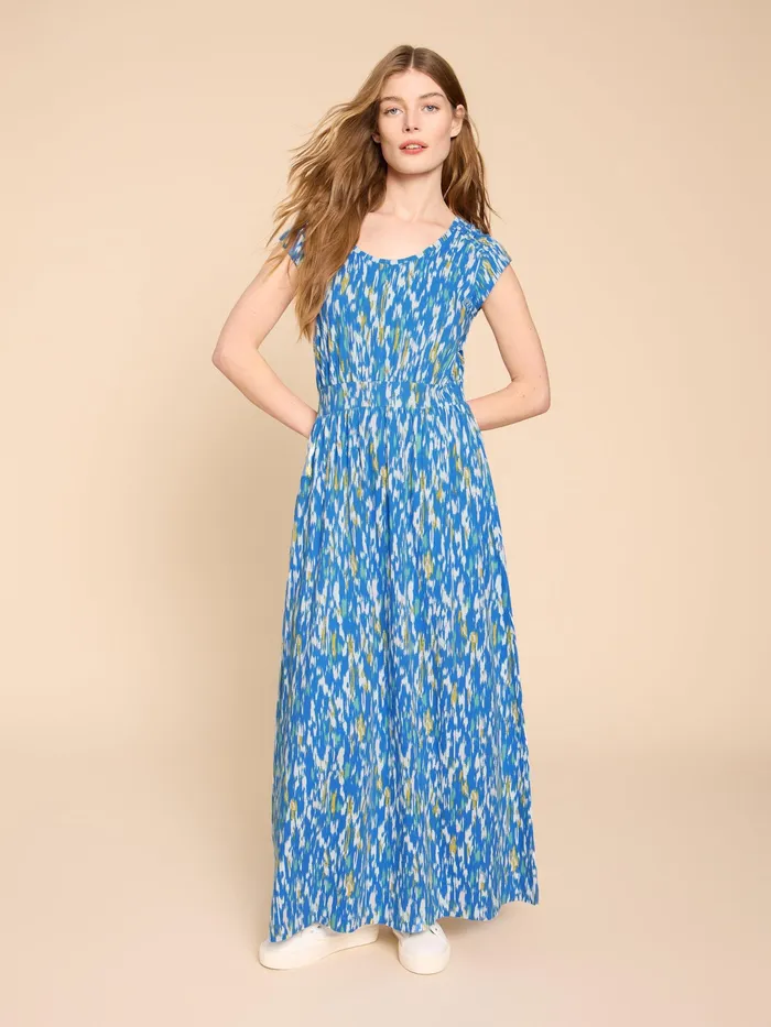 Women White Stuff Clothing Darcie V Neck Maxi Printed Dress Women White Stuff Clothing Darcie V Neck Maxi Printed Dress