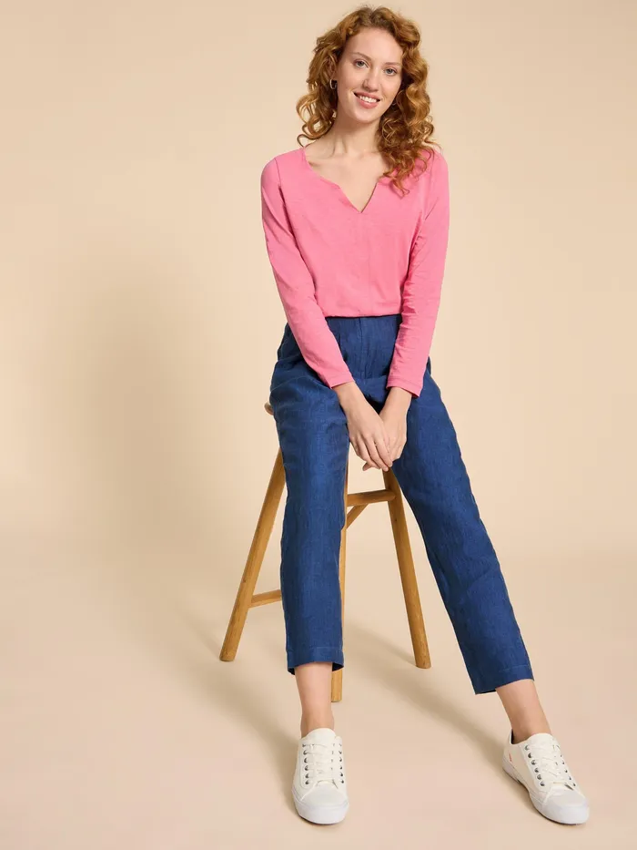 Women White Stuff Clothing Linen Rowena Trousers