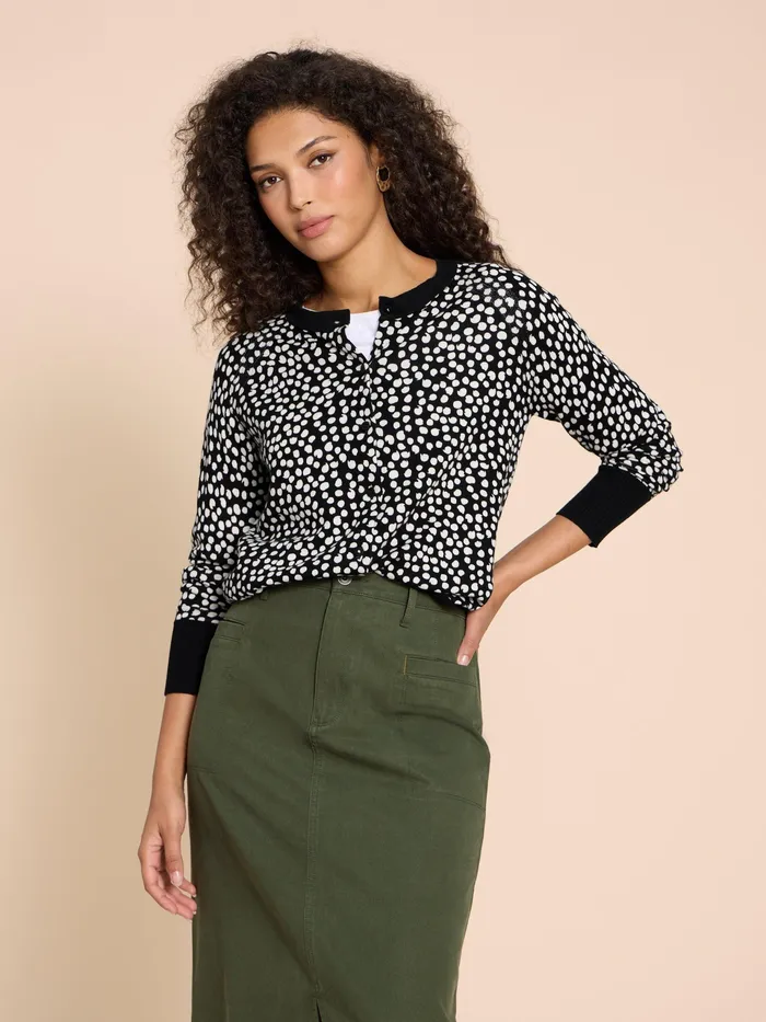 Women White Stuff Clothing LULU PATTERN CARDI