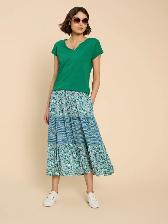 Women White Stuff Clothing Mabel Mixed Print Skirt