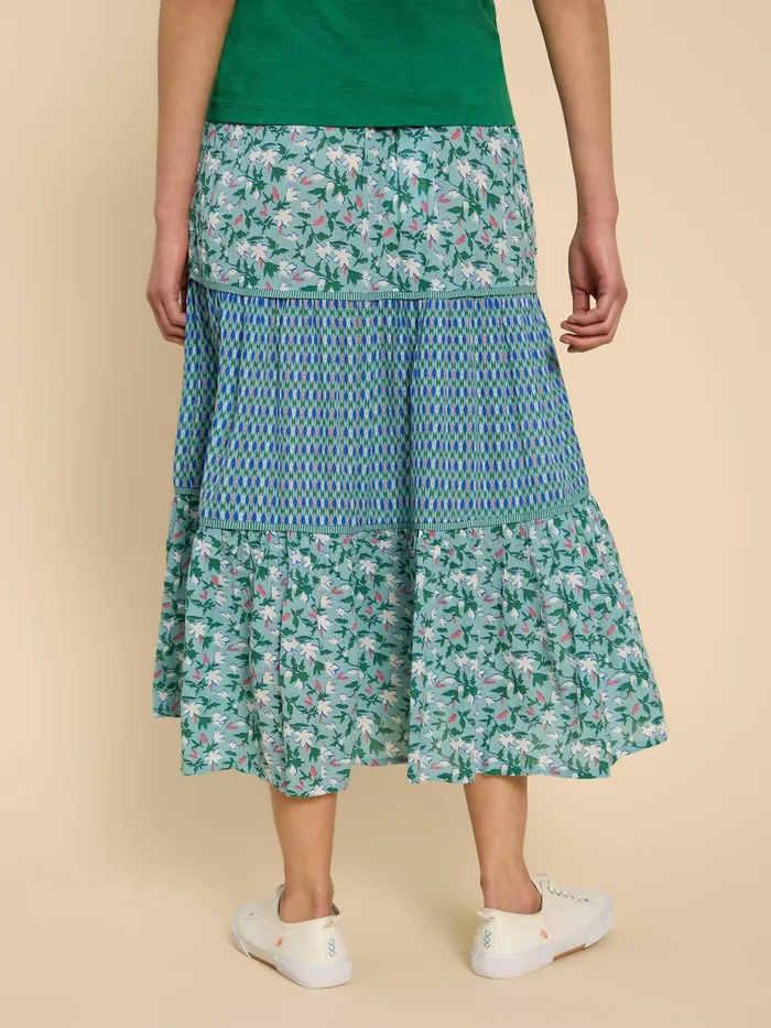 Women White Stuff Clothing Mabel Mixed Print Skirt Women White Stuff Clothing Mabel Mixed Print Skirt