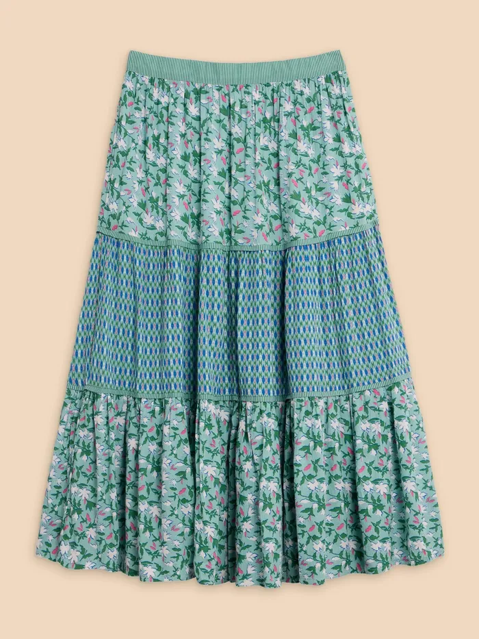 Women White Stuff Clothing Mabel Mixed Print Skirt Women White Stuff Clothing Mabel Mixed Print Skirt