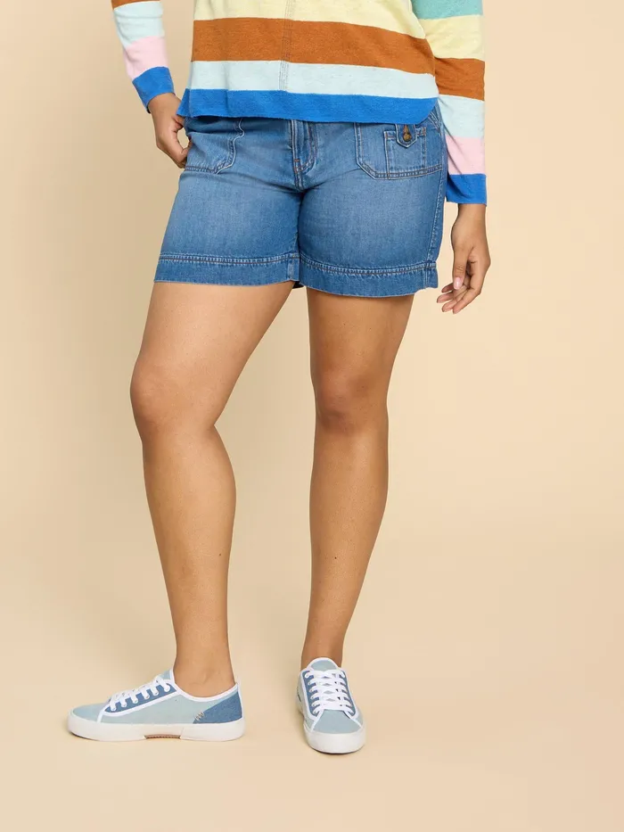 Women White Stuff Clothing Mollie Combat Denim Shorts Women White Stuff Clothing Mollie Combat Denim Shorts