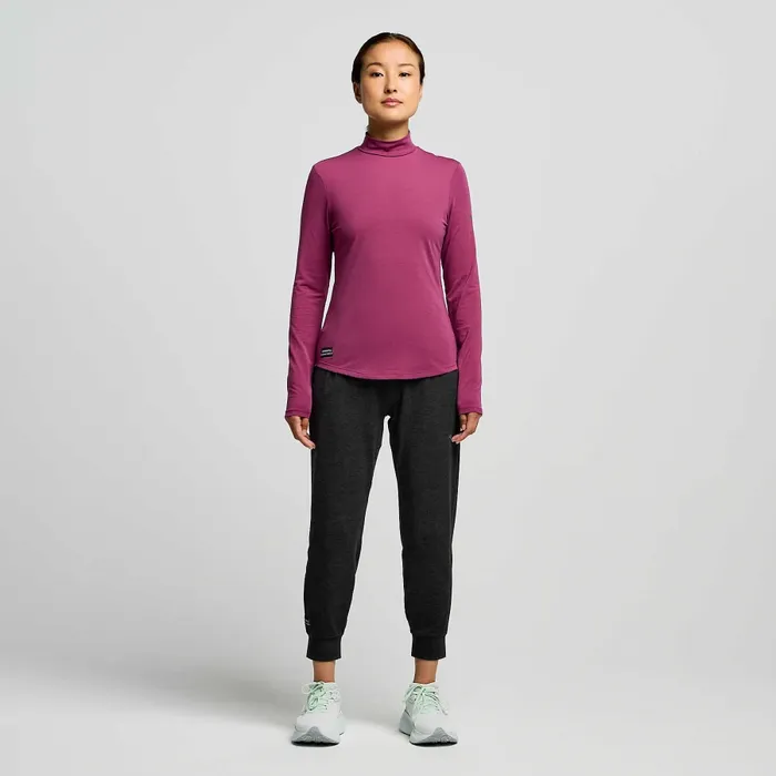 Women Women8217s Triumph Long Sleeve Plum Tops Saucony Women Women8217s Triumph Long Sleeve Plum Tops Saucony