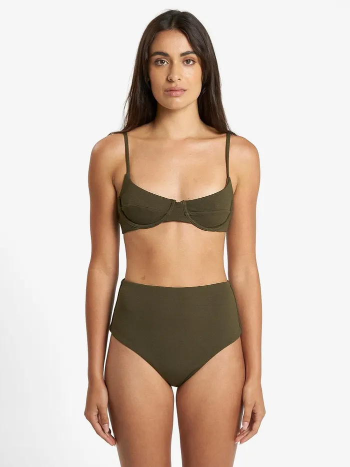 Womens Adira Underwire Bikini Top Tarmac Thrills Swim