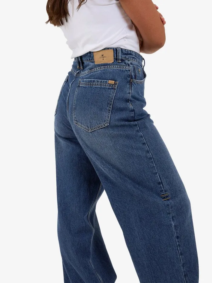 Womens Billie Jean Roadhouse Blue Thrills High Waisted Jeans