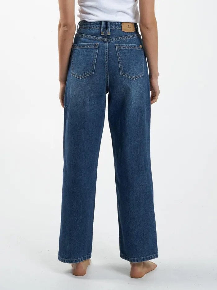 Womens Billie Jean Roadhouse Blue Thrills High Waisted Jeans