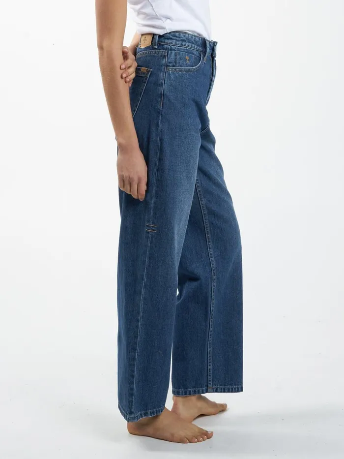 Womens Billie Jean Roadhouse Blue Thrills High Waisted Jeans