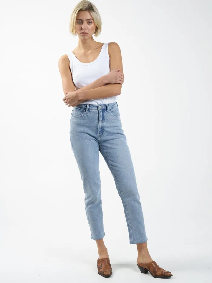Womens Casey Jean Endless Blue Thrills High Waisted Jeans