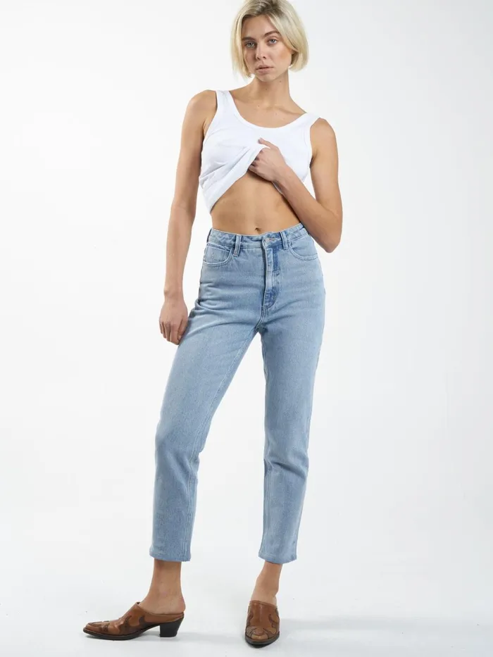 Womens Casey Jean Endless Blue Thrills High Waisted Jeans