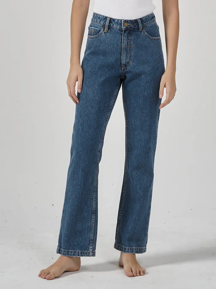 Womens Chelsea Jean Highway Blue Thrills High Waisted Jeans